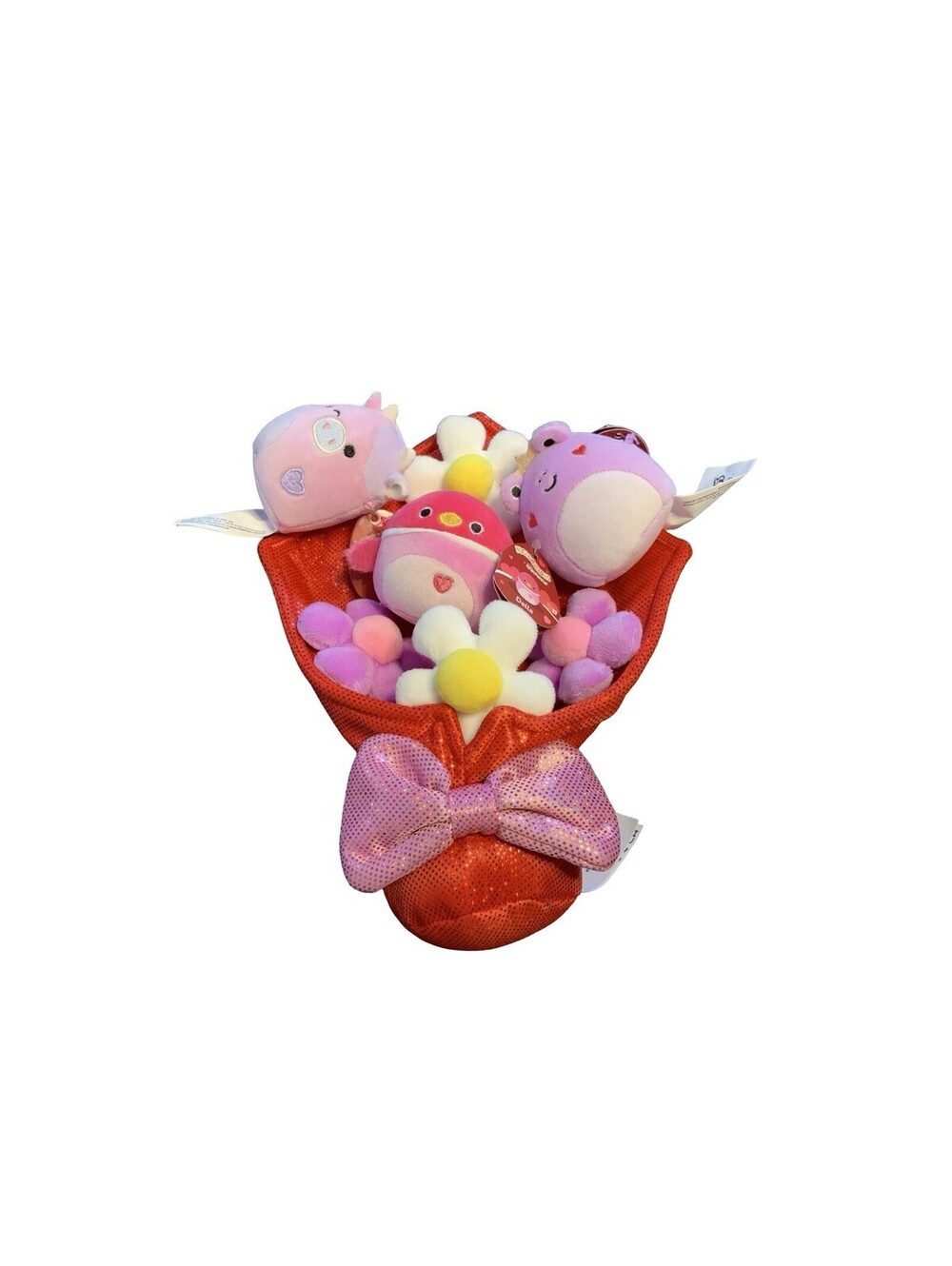 MICROMALLOWS SQUISHMALLOWS VALENTINES PLUSH BOUQUET